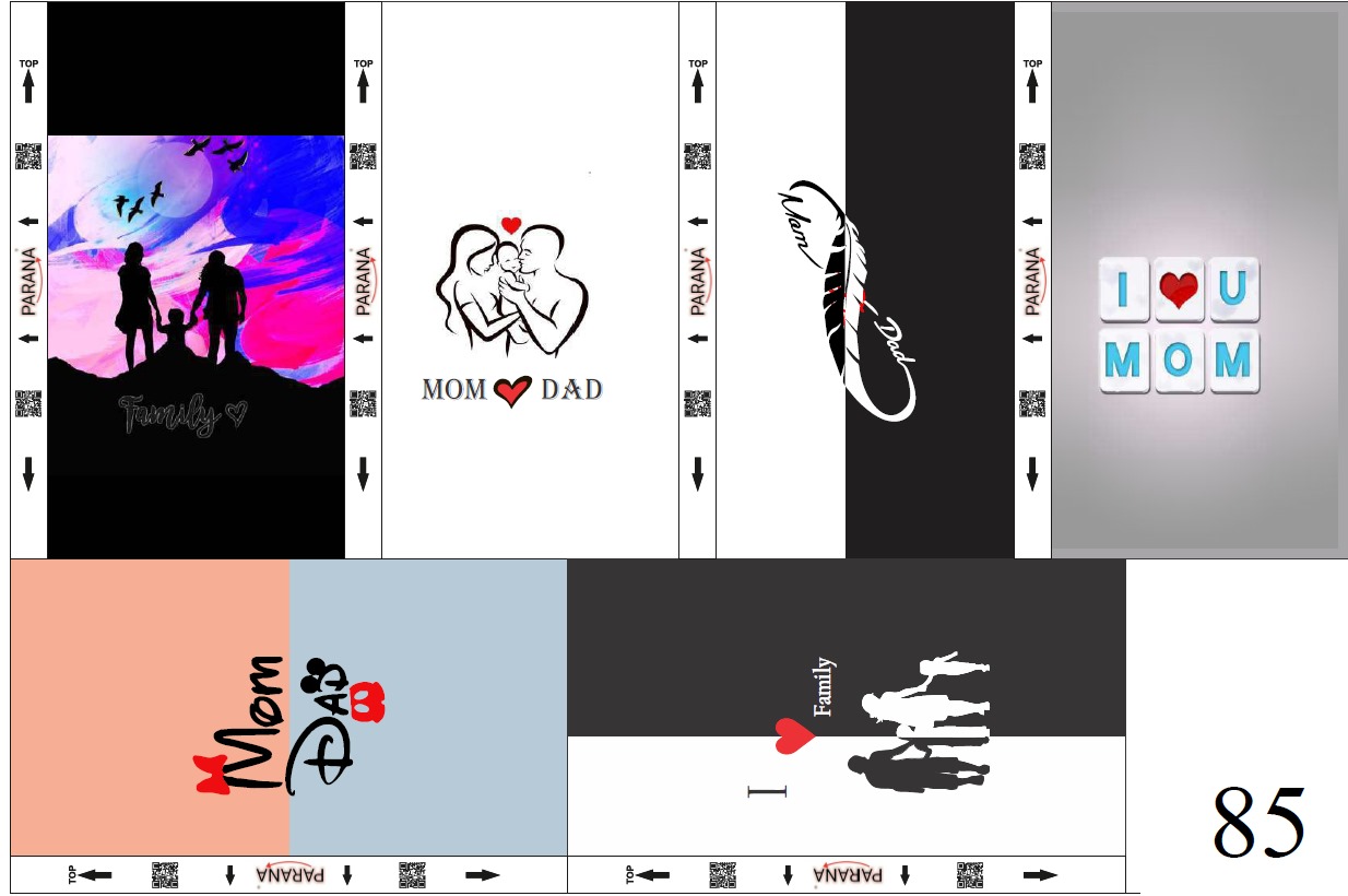 3D CARD PARANA PREMIUM BACK SKINS (MIX DESIGNS) - Image 2