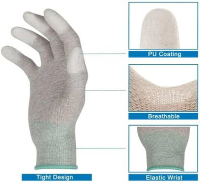 ESD Anti-static Anti-skid Electronic Working Gloves 🧤 - Image 3