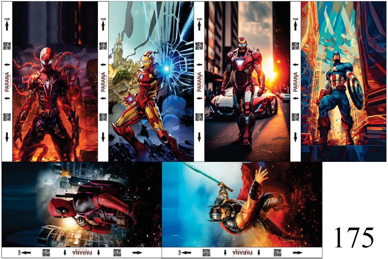 3D CARD PARANA PREMIUM BACK SKINS (MIX DESIGNS) - Image 8