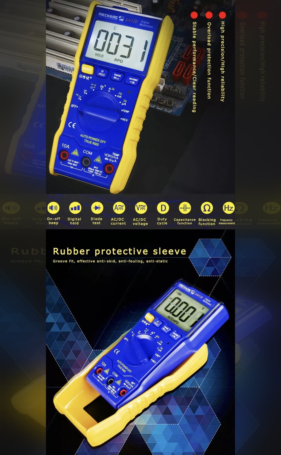 MECHANIC SLV119 MULTIMETER