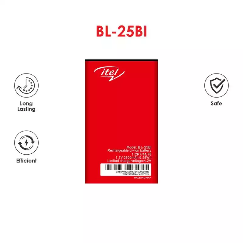 ITEL 25-BI BATTERY