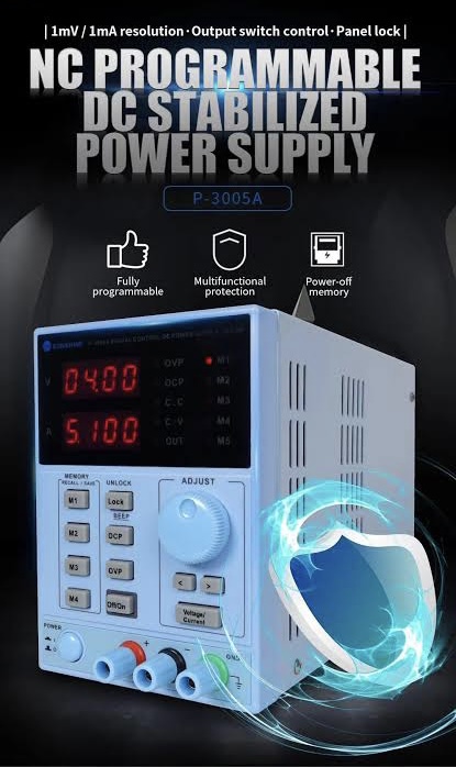 SUNSHINE P-3005A 30V 5A DC DIGITAL