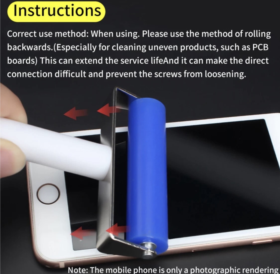 SCREEN PASTING ROLLER