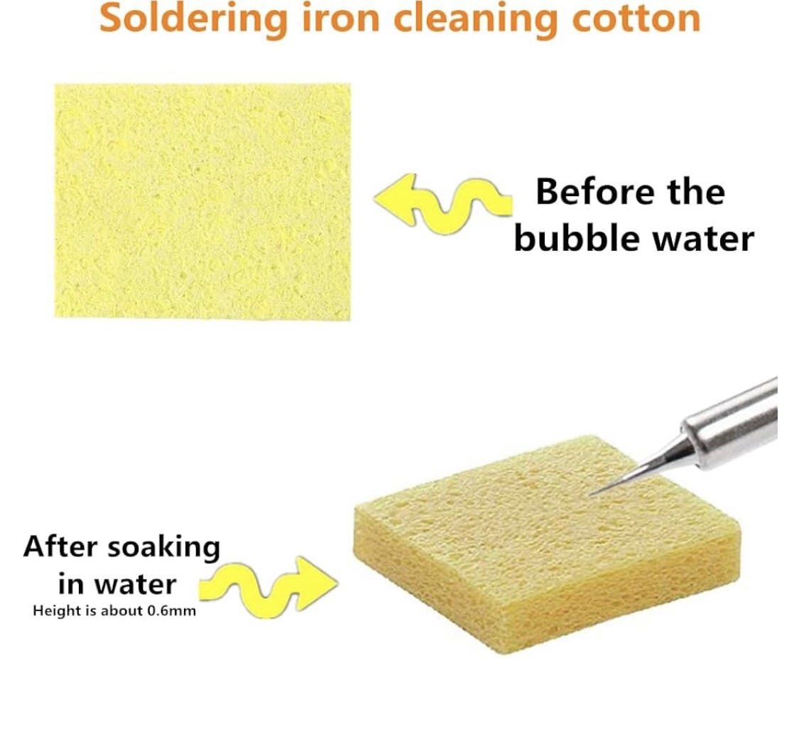 SOLDERING IRON CLEANING COTTON