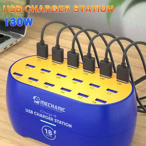 MECHANIC iCharge 18 USB charger station
