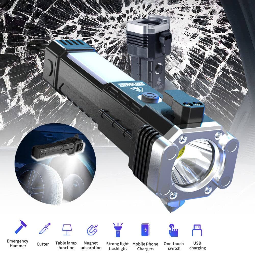 8 in 1 Multifunction Magnet Rechargeable Torch Flashlight