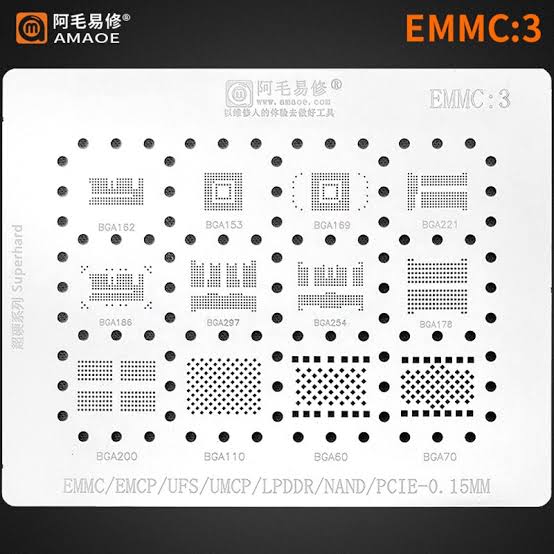 AMAOE EMMC-3 STENCIL