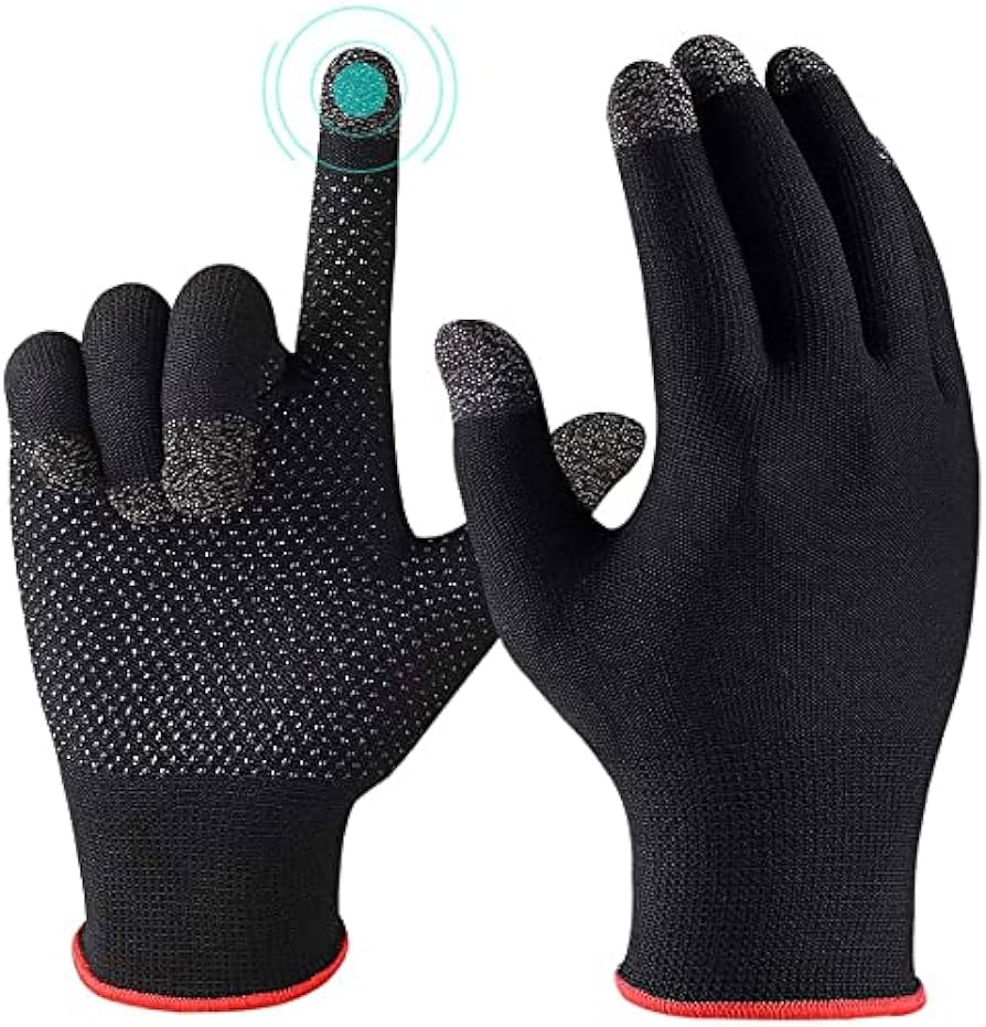 Gaming Gloves 🧤 Hand Gloves Highly Sensitive Touch Finger