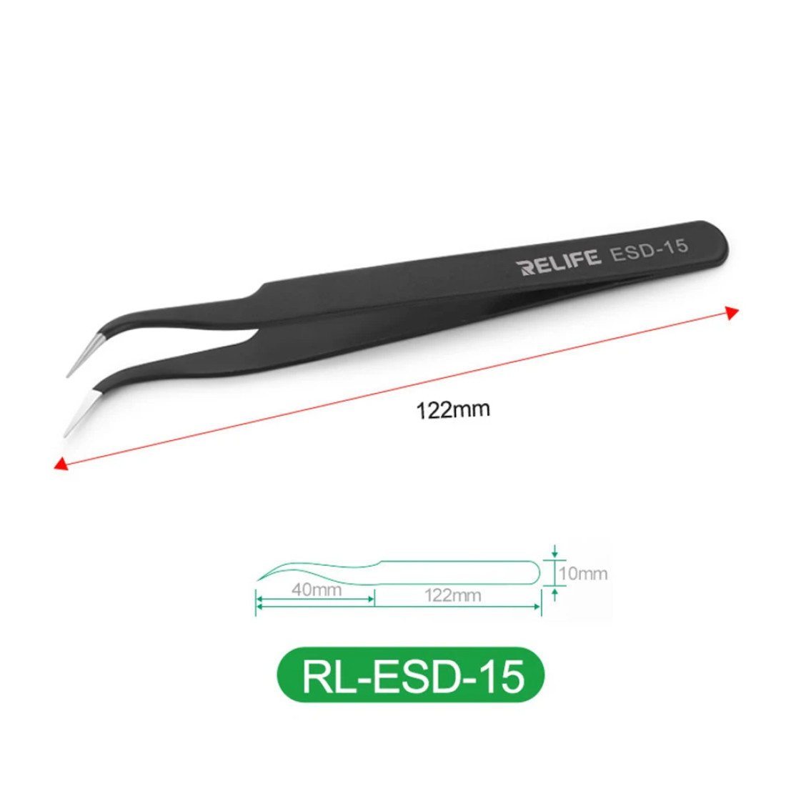 Relife ESD-15 BEND TWEEZER
