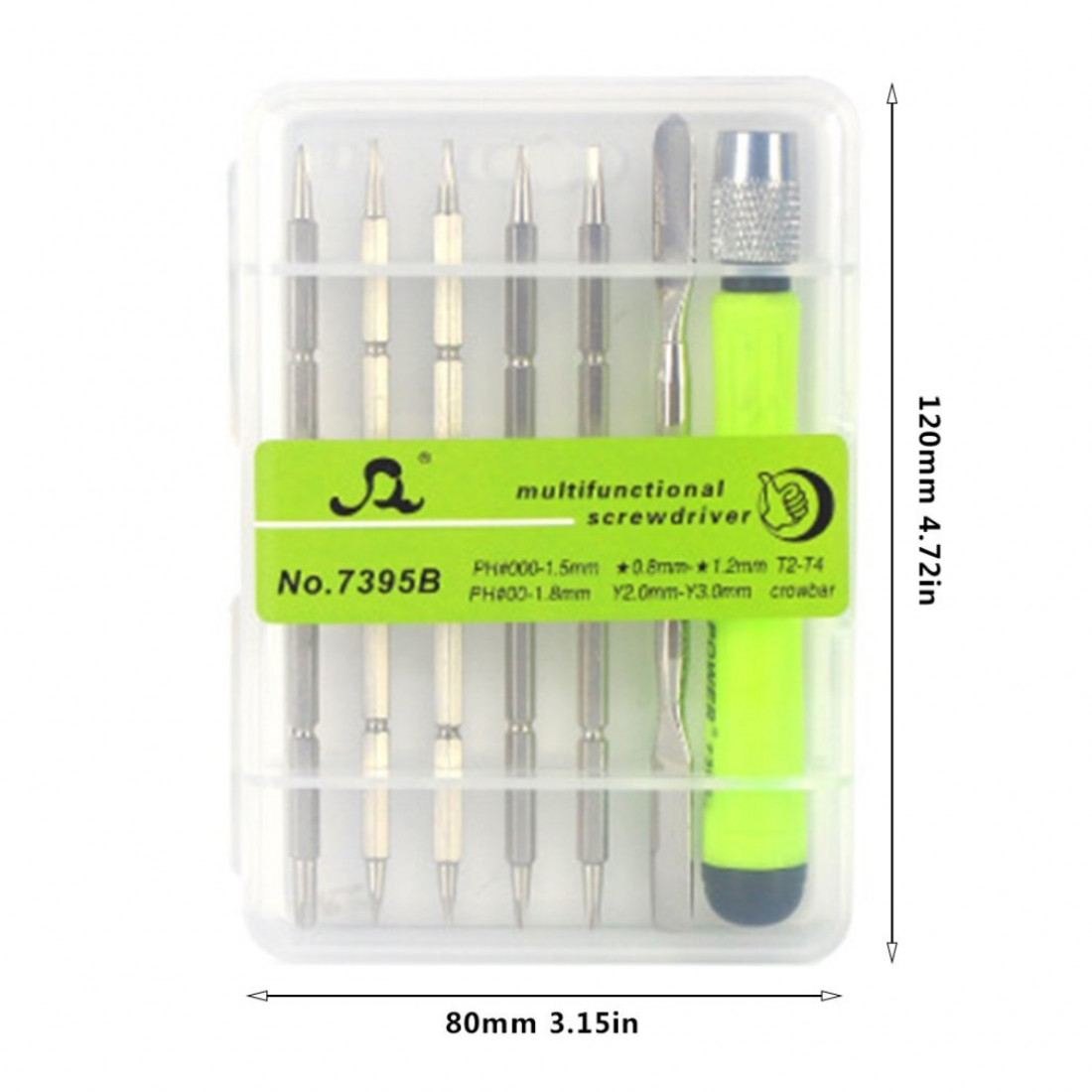 MULTIFUNCTIONAL 7395B SCREWDRIVER SET LAPTOP + MOBILE + IPHONE WITH OPENER REPAIR KIT