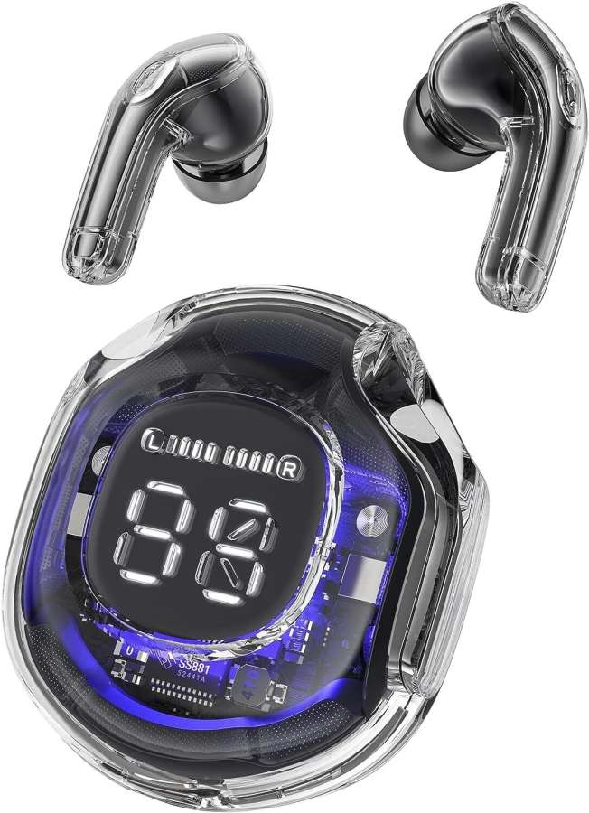OG Ultrapods Pro True Wireless Earbuds with Display Transparent Design