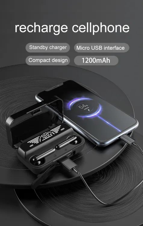 TWS M29 Pro Wireless Headphones with Touch Control and Dual LED Charging Display