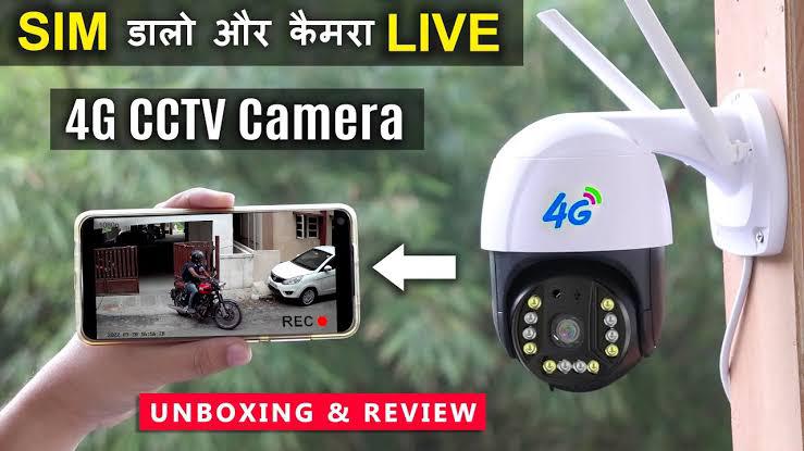 4G SIM(All Supported) GorillaPro Full HD Wireless PTZ Security Camera Colored 12 IRS Dual Light Night Vision AUTO Tracking