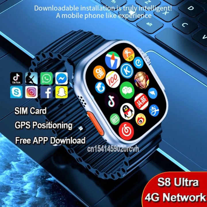 S8 SIM SUPPORTED ULTRA WATCH