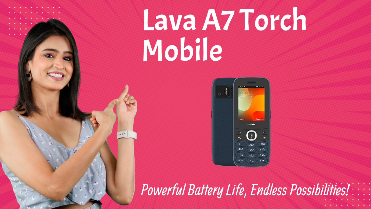 LAVA A7 TORCH KEYPAD PHONE