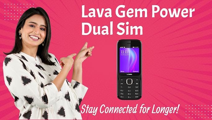LAVA GEM POWER KEYPAD PHONE