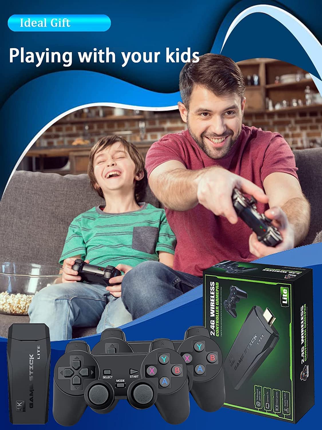 2.4g wireless controller gamepad
