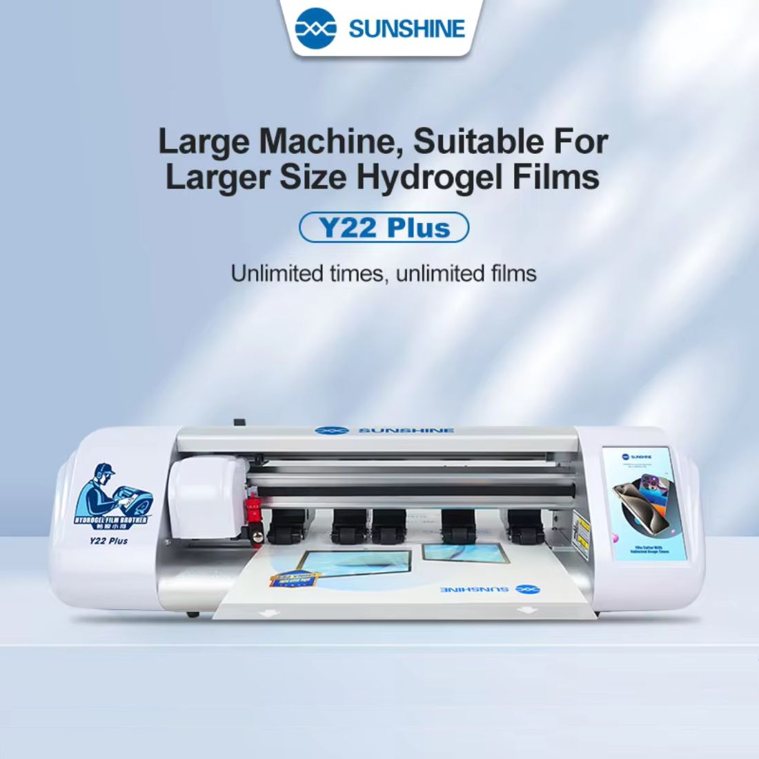 SUNSHINE Y22 Plus unlimited times film cutting machine Y22-Plus (with free gitfts)