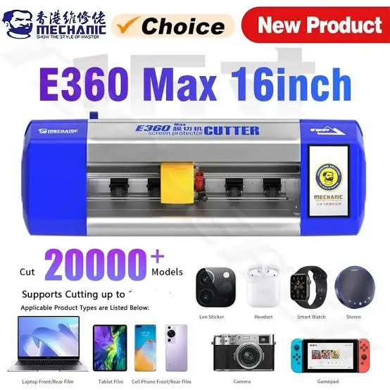 Mechanic E360 Max Universal Cloud Intelligent Hydrogel Film Cutting Machine (Free Gifts)