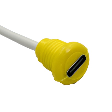 female type c connector with wire for diy