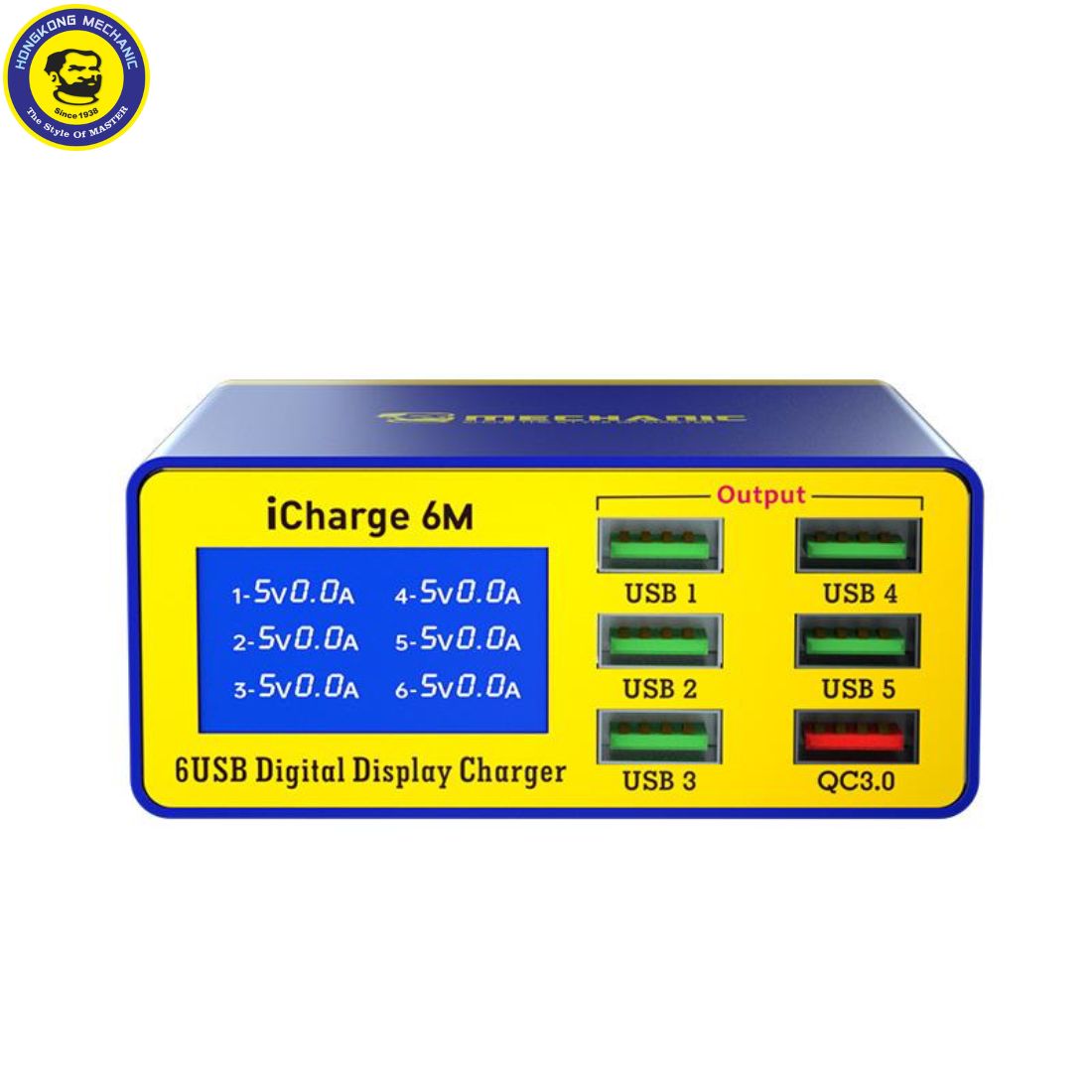 MECHENIC I CHARGE 6M DIGITAL DISPLAY CHARGER 6 PORT