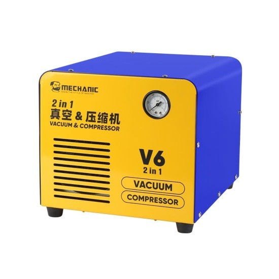 Mechanic Gan-01 Defoaming Machine with V6 2 in 1 Vacuum & Compressor ...